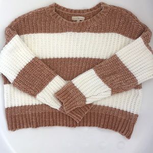 LA Hearts Fuzzy Sweater